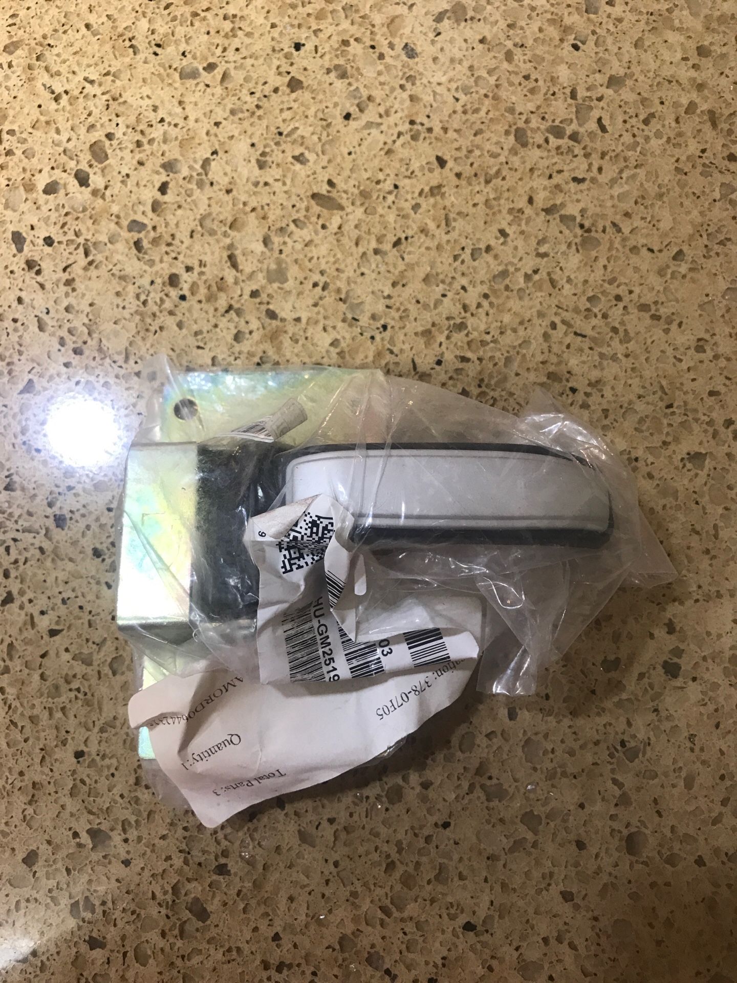 Older Chevy GMC truck door handle and window handle