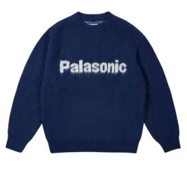 Palace Palasonic Knit Crew Deep Sea Blue L Large
