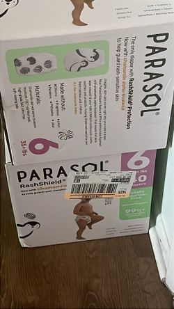 Size 6 diapers BOTH FOR 25
