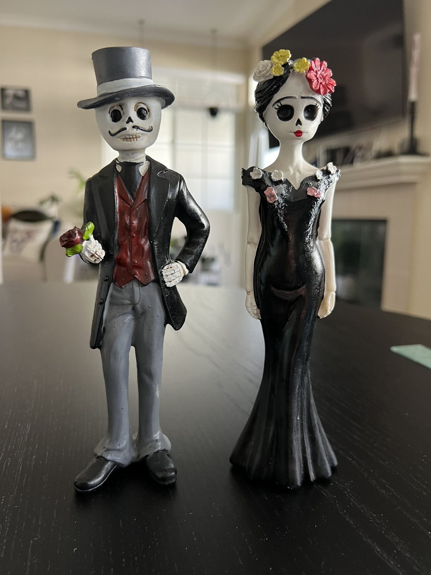 Día De Los Muertos Sugar Skull Couple 🖤