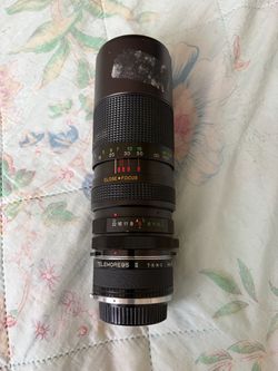 ⁠Vivitar 100-300mm f/5 Close Focus Lens + Komura Telemore95 II 2x Teleconverter