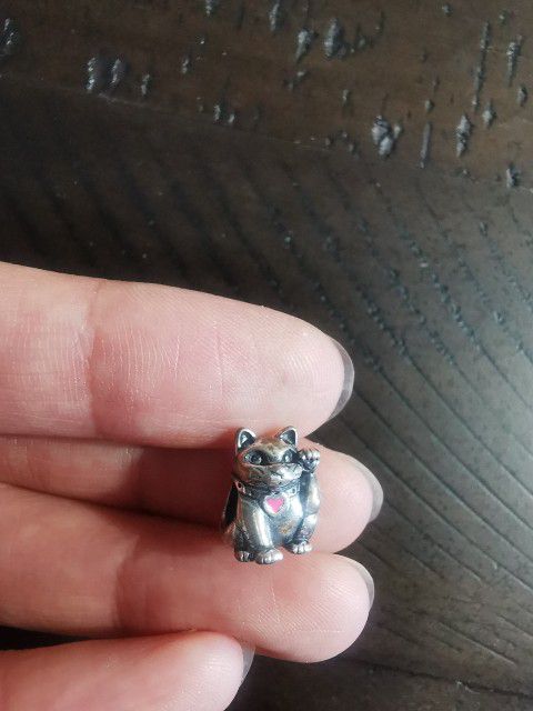Pandora Silver Cat Charm, 2 for $25