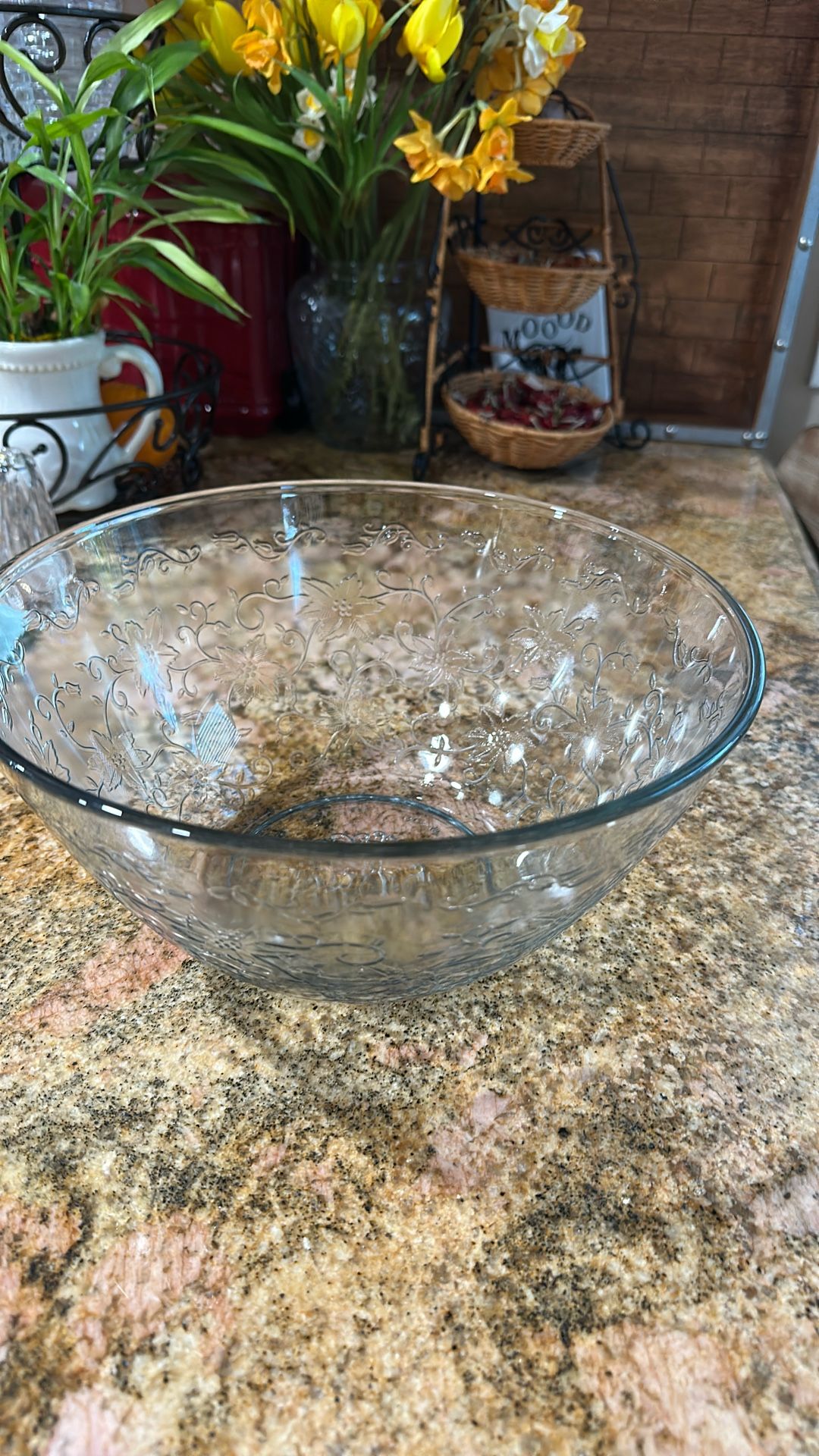  Princess  House  Bowl Para Ensalada Se 4 Qt 
