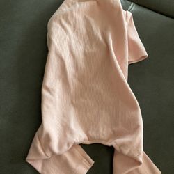 Light Pink Dog Pajama Size L But Fits Like A Size S