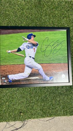 Corey Seager Signed Photo 