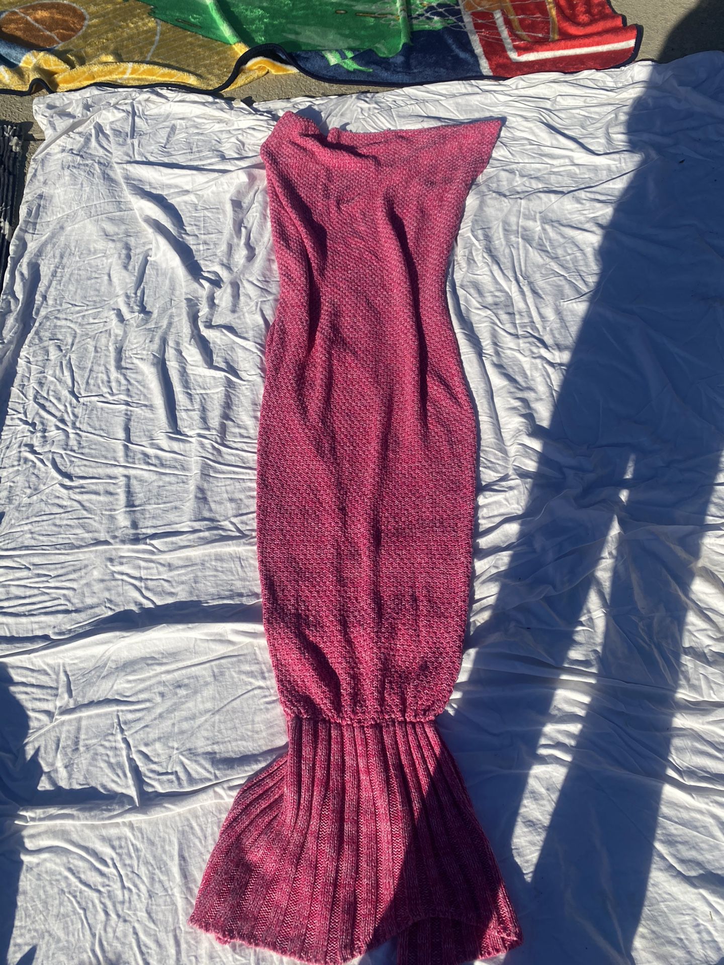 Pink Mermaid Blanket