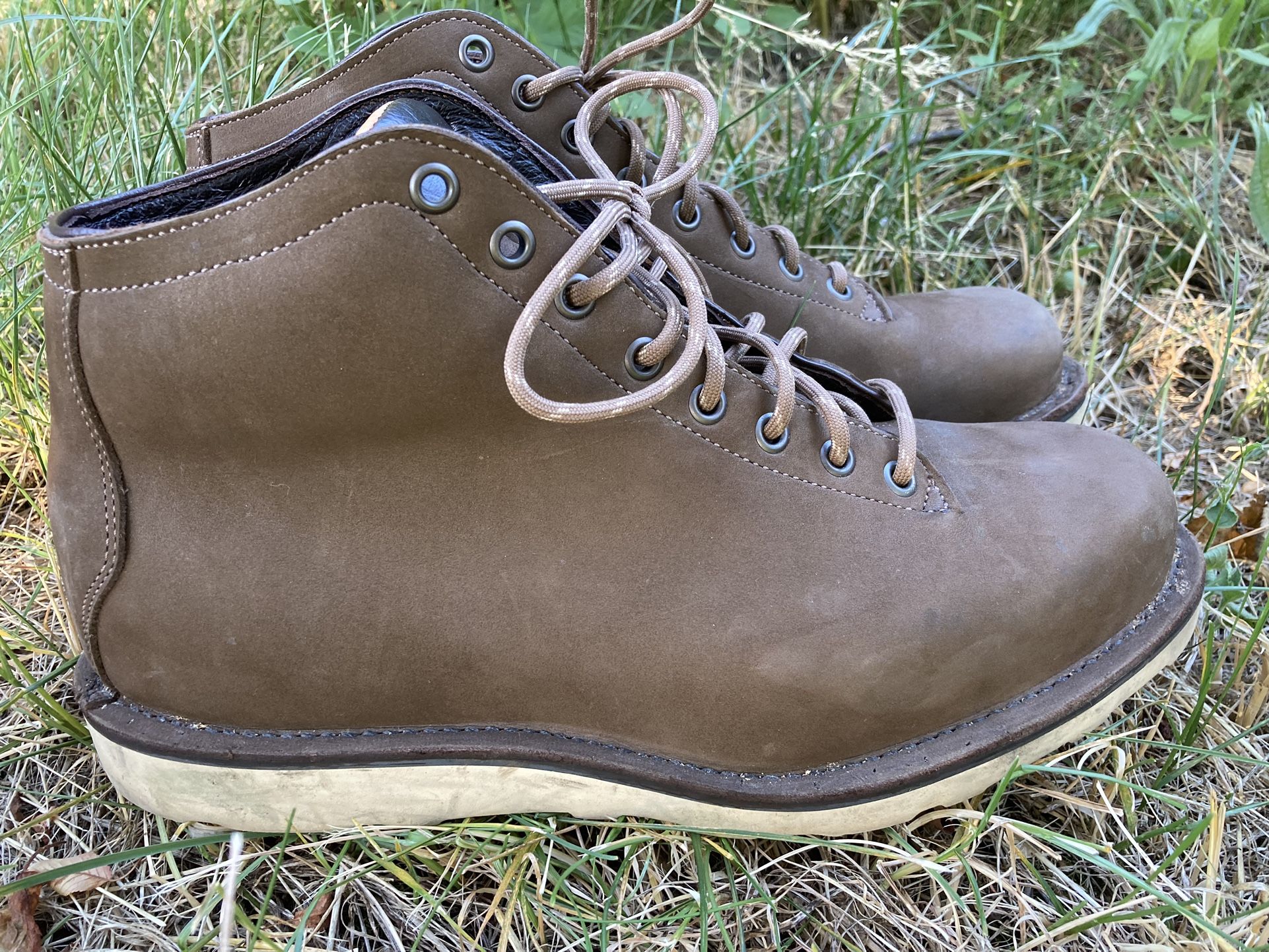 Crary Brown Suede Boots Made In Portland Men’s 10
