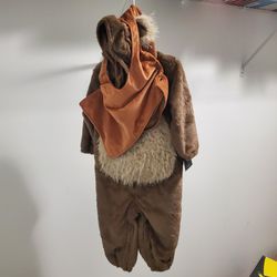 Disney Store Star Wars Ewok Plush Costume Outfit Set Size 6 12 18 Months