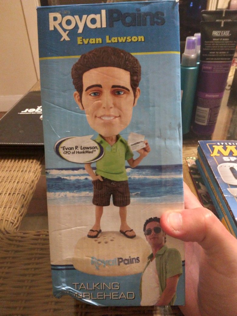 Royal Pains Evan Lawson Bobble Head. Read Description Down Below. 