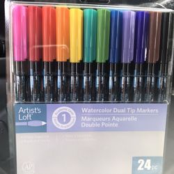 Watercolor Duel Tip Markers
