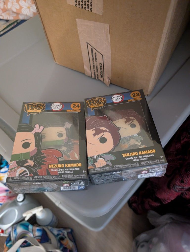 Demon Slayer Funko Pop Pin Nezuko And Tanjiro