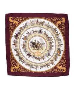 Hermès “La Promenade de Longchamps” Silk Scarf
