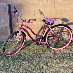Pink Bike Classic Cruiser Cancer Awareness Special Edition 26”
