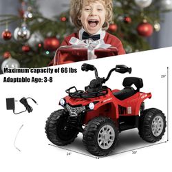 New in box Kids ATV, 12V Battery Powered Electric Vehicle w/Music