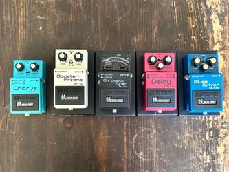 Boss Waza Craft Pedals. All in mint condition.