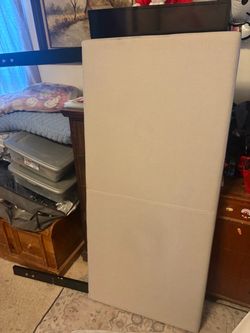Grey double/full bed frame