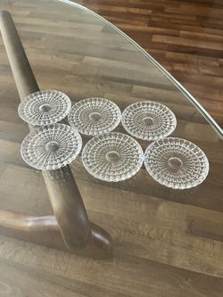 Vintage Cut Crystal Coasters
