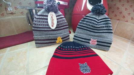 Brand new beanie hats ASU and U of A!