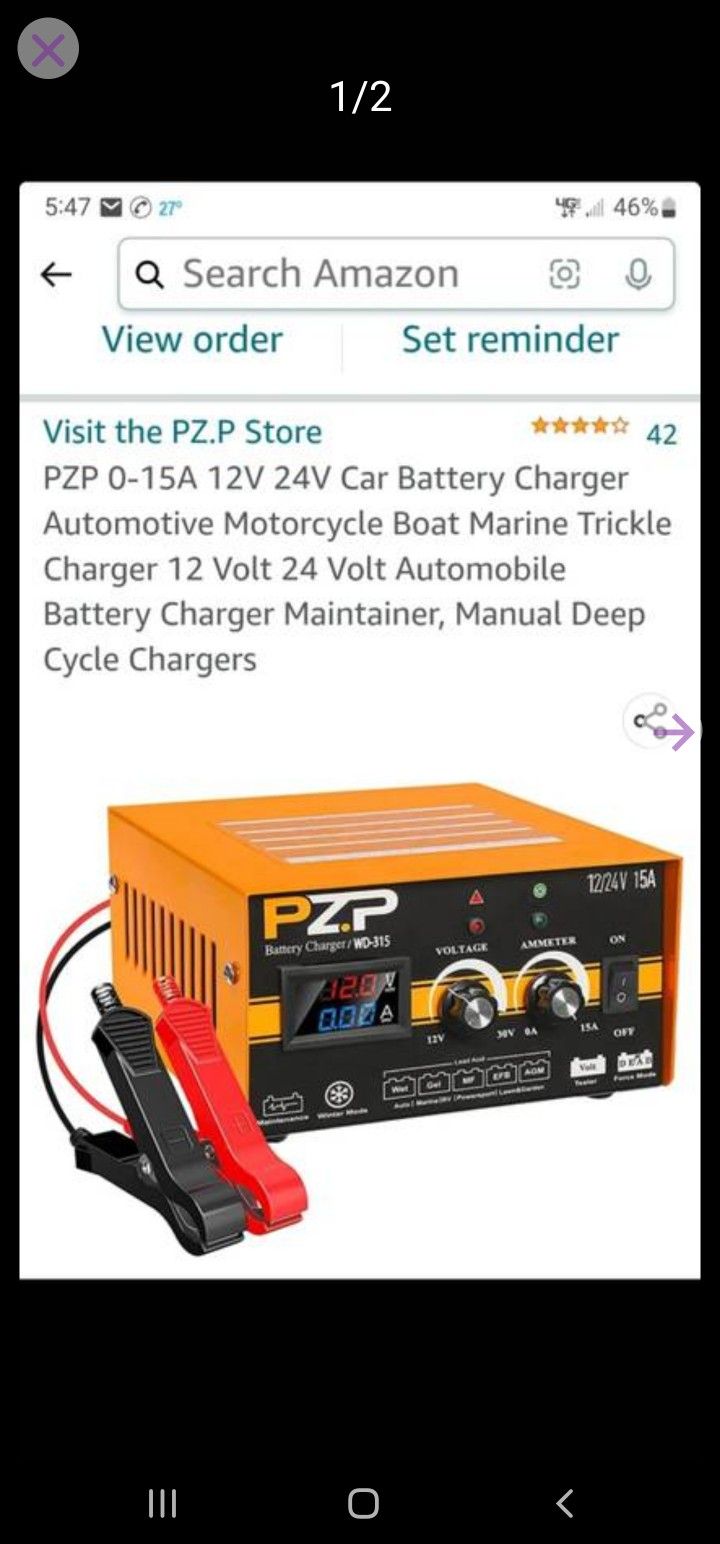 12v/24v Battery Charger