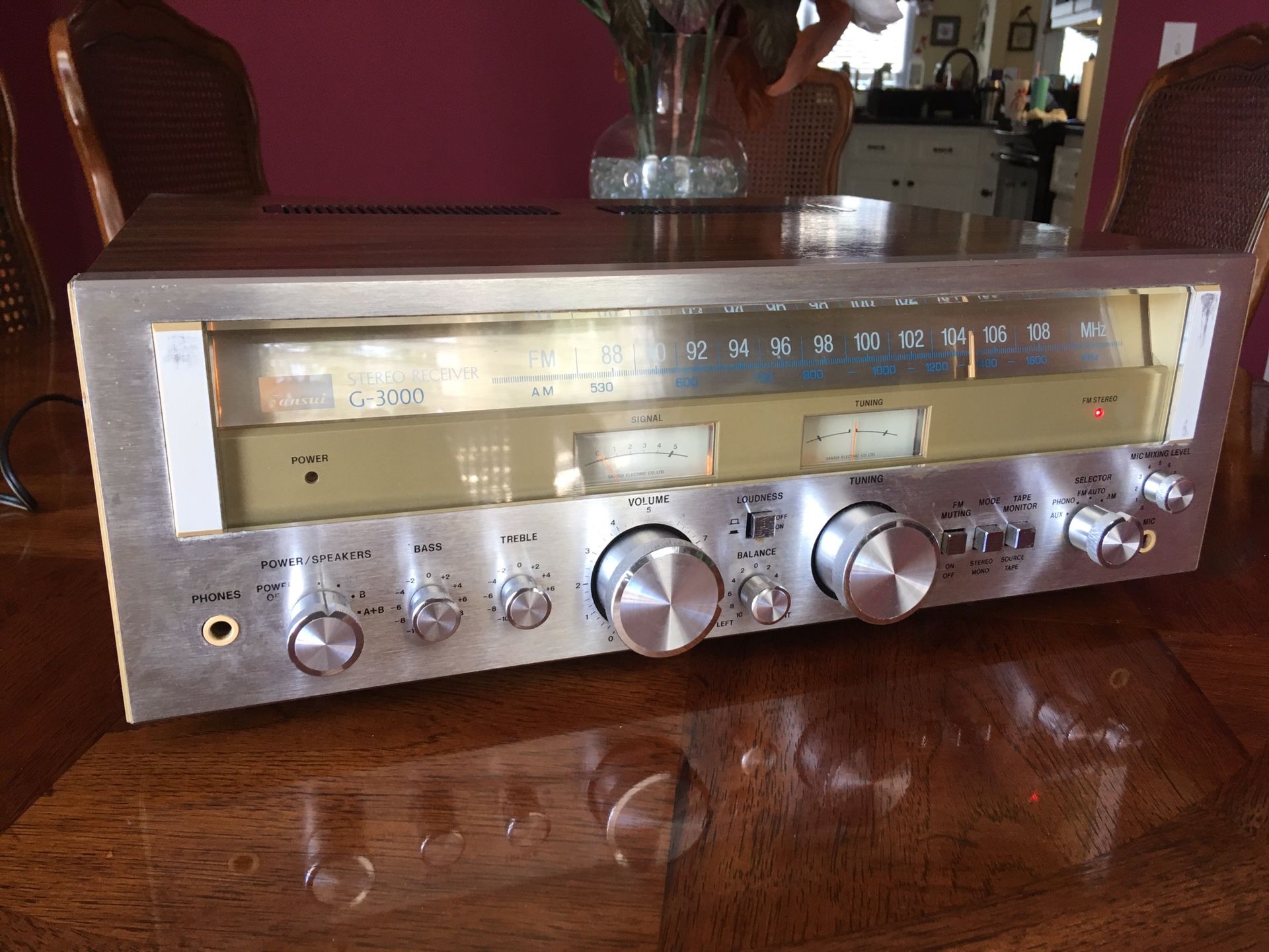 Sansui G3000 Stereo Receiver