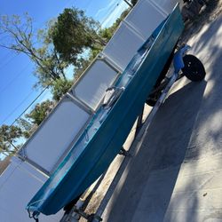 14ft Aluminum Jon Boat With Trailer