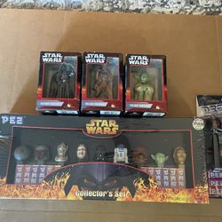 Star Wars Pez Collector Set & Ornaments IN THE BOX