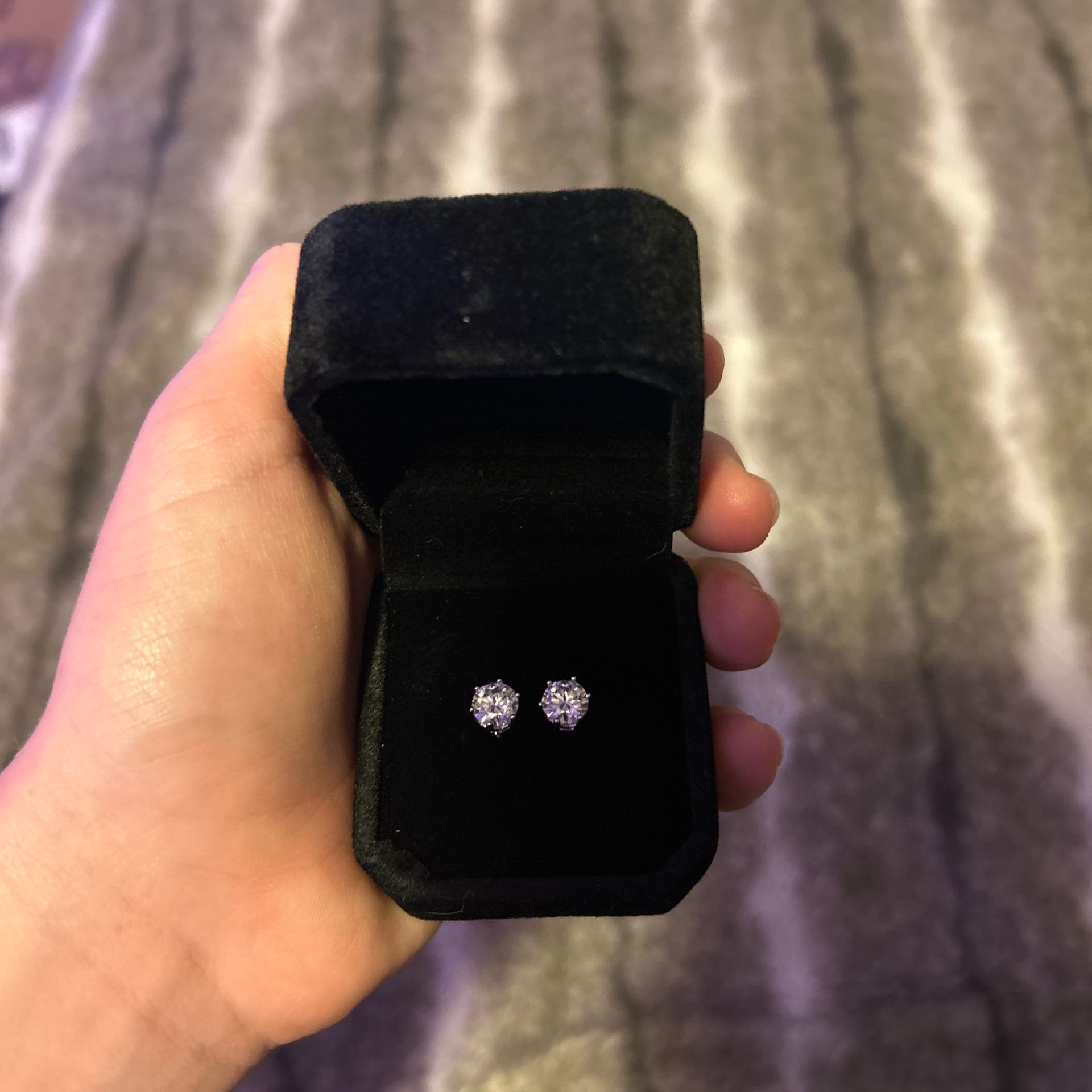 Moissanite earrings 
