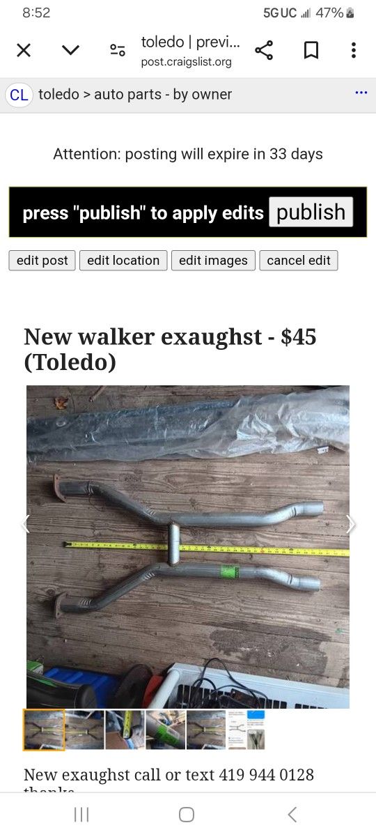New Walker Exaughst
