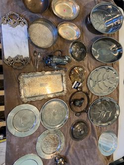 Silver dishes
