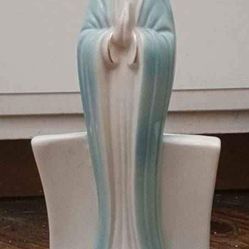 Vintage Blessed Virgin Mary Ceramic Planter Vase "13" Tall 20.00 Firm

