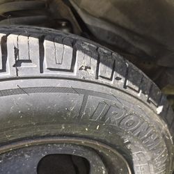 8 Lug Dully Ford Wheels  With New Tires 