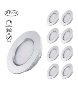 RV LED Lights Interior, 12V Led RV Ceiling Dome Light 8 Pack Under Cabinet Lighting for 12 Volt RV Camper Trailer Boat Interior Lights 3000K