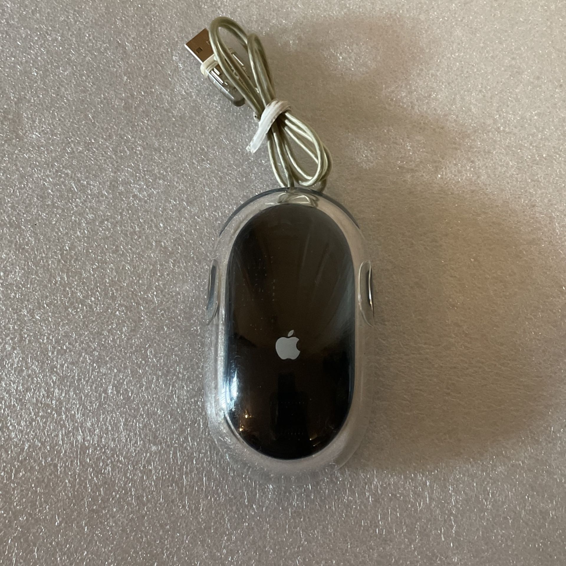 Apple Macintosh Pro Mouse M5769 Black/Clear USB Wired Optical Mouse iMac.