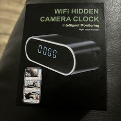 Wifi Hidden Camera Clock