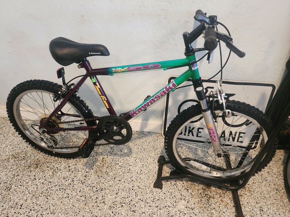 🔥🚲🔥Kawasaki Mx50 Kids Bike (20)(vintage Really Nice Bike)🔥🚲🔥