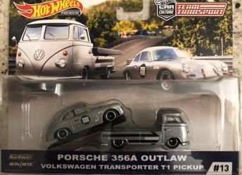Hot wheels Porsche 356A Outlaw & Volkswagen T1 Pickup