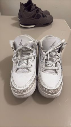 Air Jordan 3 White Grey Sneakers