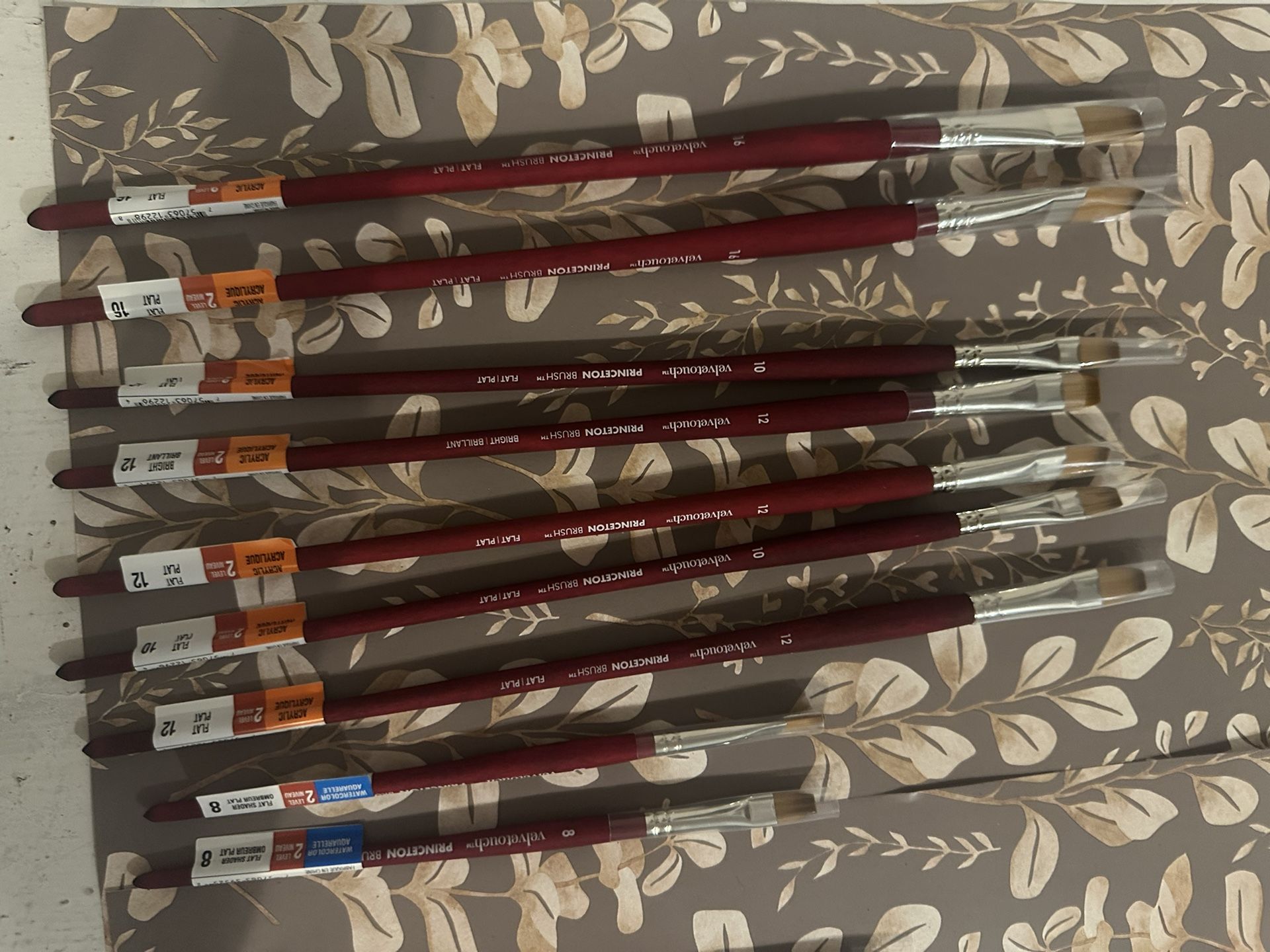 Velvetouch Princeton Professional paint Brushes