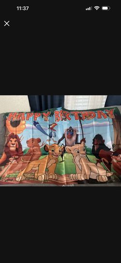 New Lion King Backdrop/Banner