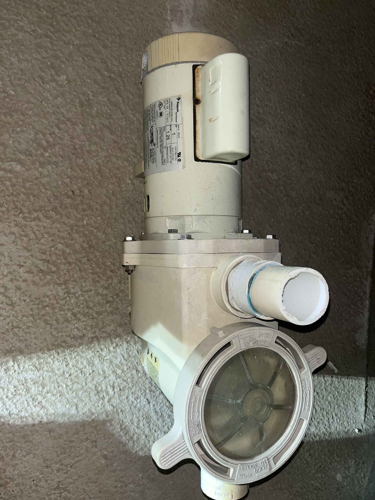 Pentair Pool Pump And Motor