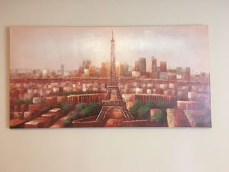 Large Paris canvas