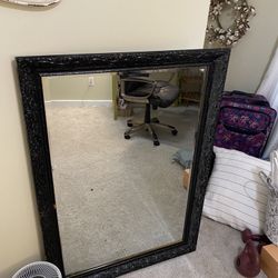 Large Antique Mirror  Very  Heavy Best Offer 