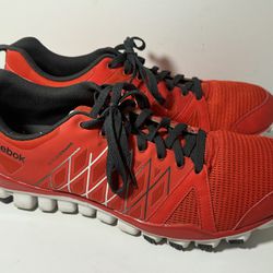 Reebok 3D Fuseframe Athletic Jogging Running Shoes Red Men Size 13