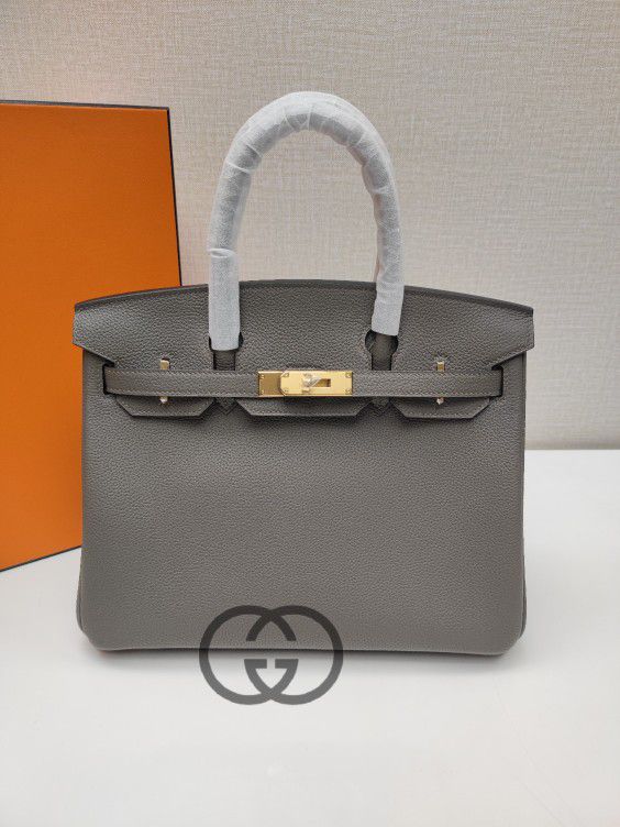 Hermes Brikin Grey Bag 30cm