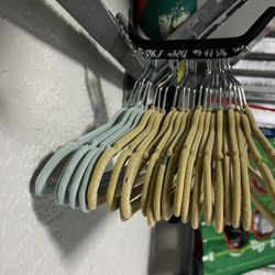 23 felt kids hangers.