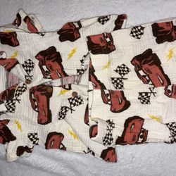 Two Pieces Cars Set 18months Muslin Material