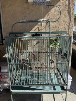 Large Green Bird Cage