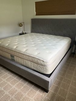 King Mattress and bedframe