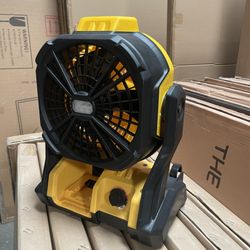 Battery Operated Fan - Compatible with Dewalt 20v Battery Work Fan