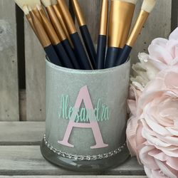 Glitter Make Up Brush Holder